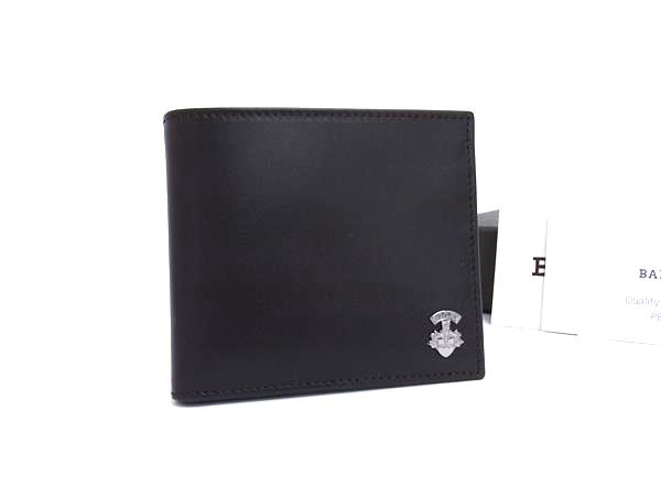 ■新品■未使用■ BALLY バリー レザー 二つ折り 財布 ウォレット 札入れ カード入れ メンズ ダークブラウン系 BP5089