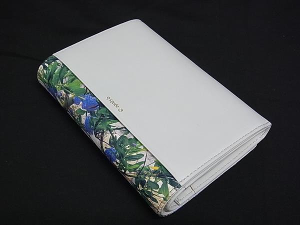 ■新品■未使用■ agnes b. アニエスベー レザー フラワー 二つ折り 財布 ウォレット 小銭入れ 札入れ マルチカラー BP5094_1