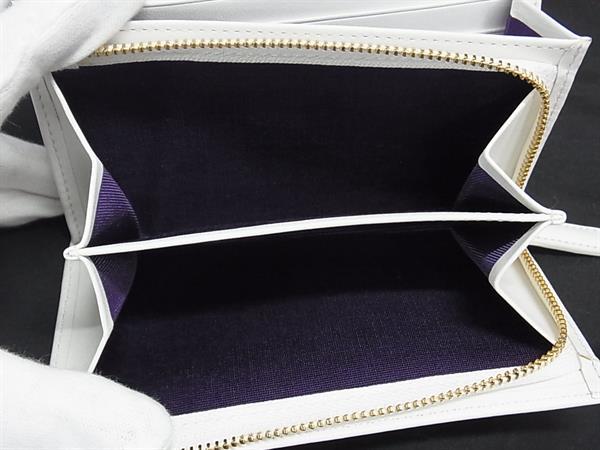 ■新品■未使用■ agnes b. アニエスベー レザー フラワー 二つ折り 財布 ウォレット 小銭入れ 札入れ マルチカラー BP5094_6