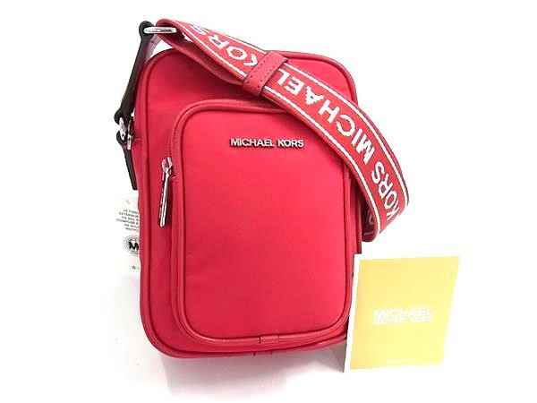■新品■未使用■ MICHAEL KORS マイケルコース ナイロン クロスボディ ショルダーバッグ 斜め掛け レディース ピンク系 BP7104