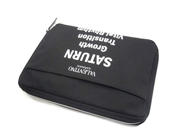 ■新品■未使用■ VALENTINO GARAVANI ヴァレンティノ ガラヴァーニ キャンバス クラッチバッグ セカンドバッグ  ブラック系 BP7125_3
