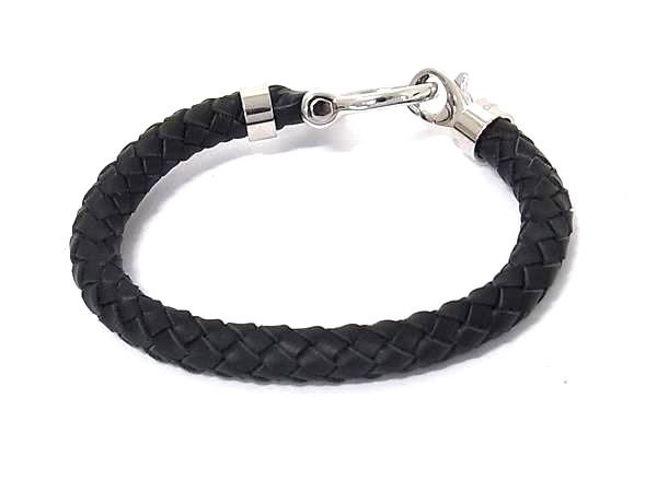■新品同様■ OMEGA オメガ セイリング ブレスレット アクセサリー メンズ レディース ブラック系×シルバー系 BP7838_1