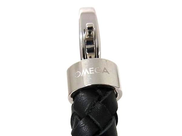 ■新品同様■ OMEGA オメガ セイリング ブレスレット アクセサリー メンズ レディース ブラック系×シルバー系 BP7838_3