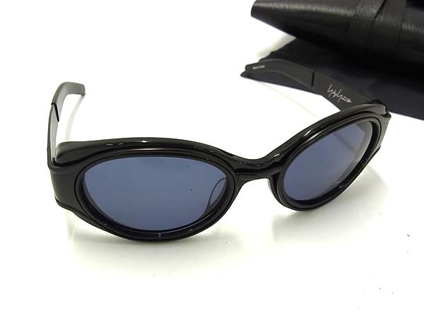■新品■未使用■ Yohji Yamamoto ヨウジヤマモト 20-9002-2 56□21 サングラス メガネ 眼鏡 メンズ ブラック系 BQ1327
