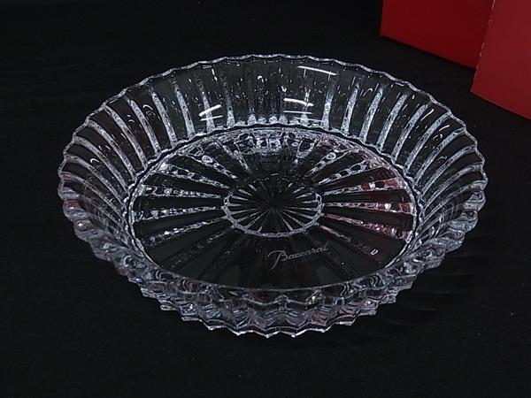 ■新品同様■ Baccarat バカラ ミルニュイ クリスタルガラス 灰皿 アッシュトレイ 小物入れ インテリア クリア BQ3311