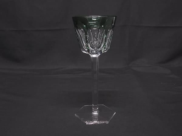 ■新品■未使用■ Baccarat バカラ アルクール ライン クリスタルガラス ワイングラス 食器 テーブルウェア クリアグリーン系 BR0563