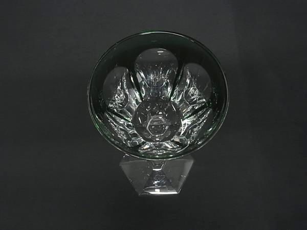■新品■未使用■ Baccarat バカラ アルクール ライン クリスタルガラス ワイングラス 食器 テーブルウェア クリアグリーン系 BR0563