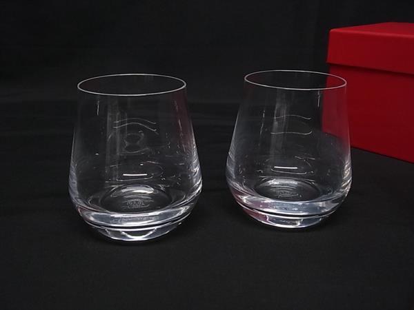 ■新品■未使用■ Baccarat バカラ シャトーバカラ クリスタルガラス タンブラー 食器 テーブルウェア ペア 2客セット クリア BR0579