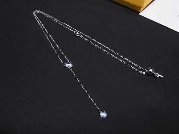 ■新品■未使用■ SWAROVSKI スワロフスキー ラインストーン ネックレス ペンダント アクセサリー レディース シルバー系 BR1016