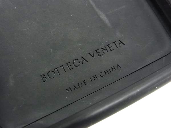 ■美品■ BOTTEGA VENETA ボッテガヴェネタ トレチャート ラバー iPhone16Pro 対応 アイフォンケース メンズ ブラック系 BR1275_2
