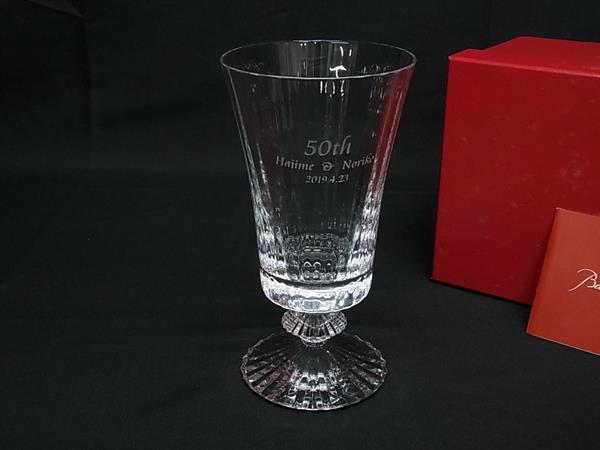 ■極美品■ Baccarat バカラ ミルニュイ クリスタルガラス ワイングラス テーブルウェア 食器 クリア BR1408