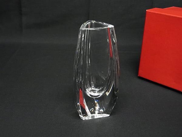 ■美品■ Baccarat バカラ ブートンドール クリスタルガラス フラワーベース 花瓶 オブジェ インテリア 置物 クリア BR1532