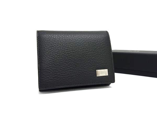 ■新品■未使用■ dunhill ダンヒル レザー ケース 小銭入れ 財布 メンズ ブラック系 BS1215