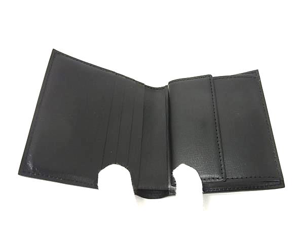 ■新品同様■ THE WARMTHCRAFTS-MANUFACTURE ジ・ウォームスクラフツ マニュファクチャー コードバン 二つ折り 財布 ブルー系 BS4006_2