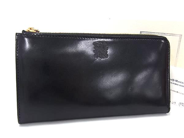 ■極美品■ THE WARMTHCRAFTS-MANUFACTURE ジ ウォームスクラフツ マニュファクチャー コードバン パテントレザー 長財布 BS4014