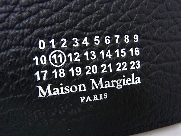 ■新品同様■ Maison Margiela メゾン マルジェラ レザー スマートフォンケース クロスボディ ショルダー 斜め掛け ブラック系 BS4862_3