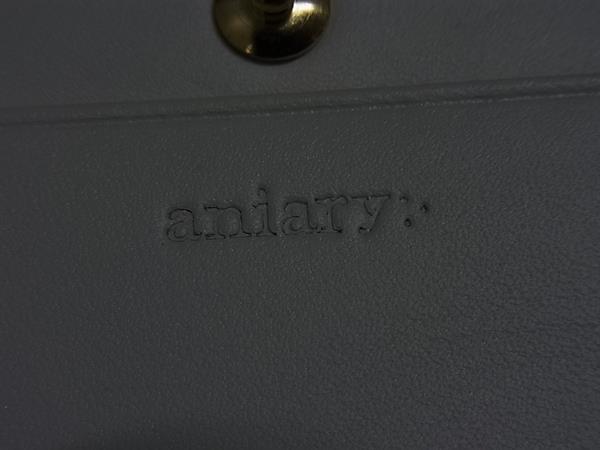■極上■本物■新品同様■ aniary アニアリ クロコダイル 二つ折り 長財布 ウォレット 小銭入れ 札入れ ホワイト系 BT3067_5