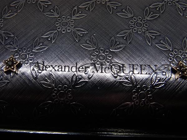 ■希少■新品同様■ ALEXANDER McQUEEN マックイーン 2020 メタル ハート クロージャー 2WAY クラッチ シルバー系 BT3447_3