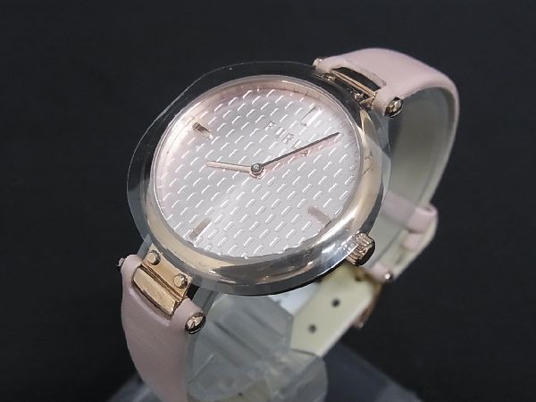 ■稼働品■新品■未使用■ FURLA フルラ WW00018004L3 クォーツ 5気圧防水 腕時計 ウォッチ レディース ピンク系 CB0897