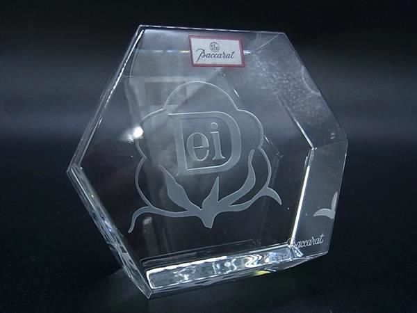 ■極美品■ Baccarat バカラ クリスタルガラス ペーパーウェイト 文鎮 インテリア クリア CE0067