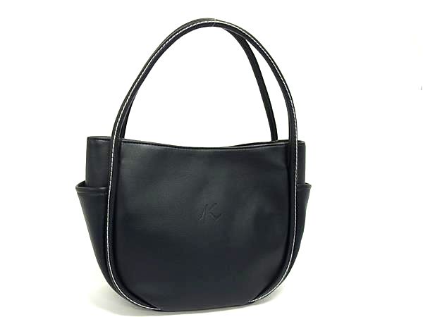 ■新品■未使用■ Kitamura キタムラ レザー ハンドバッグ トートバッグ ショルダー 肩掛け レディース ネイビー系 DB1585