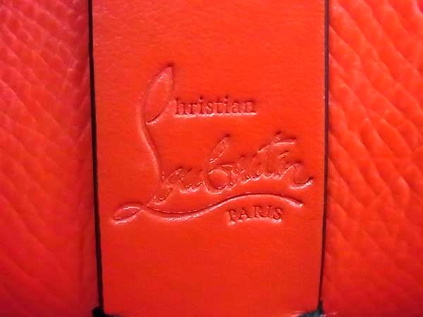 ■美品■ Christian Louboutin ルブタン ルビタグ カバタ スタッズ レザー トートバッグ ショルダー 肩掛けかばん ブラック系 DB2993_7