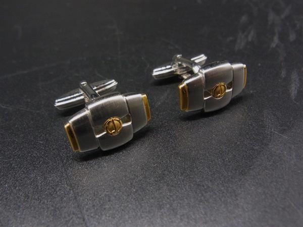 dunhill ダンヒル カフスボタン カフリンクス アクセサリー ビジネス 紳士 メンズ シルバー系 DM0185