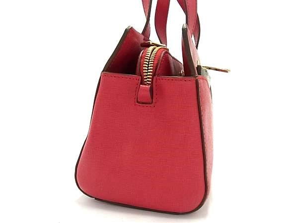 □極美品□ FURLA フルラ レザー ポーチ付き 2WAY ハンドバッグ 