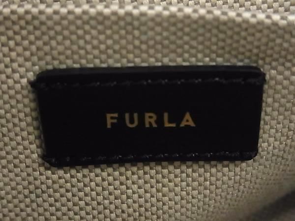 ■新品■未使用■ FURLA フルラ キャンバス×レザー ハンドバッグ トートバッグ レディース ベージュ系×オレンジ系 FA1095_8