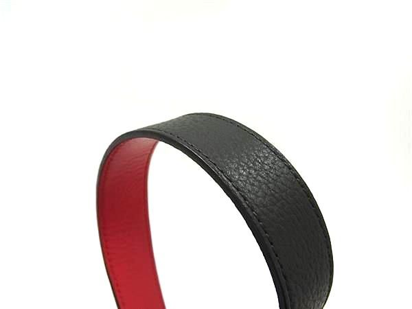 ■極美品■ Christian Louboutin クリスチャンルブタン スパンコール×レザー スカイポーチ ショルダーバッグ ブラック系 FA7369 □極美品□ Christian Louboutin クリスチャンルブタン スパンコール