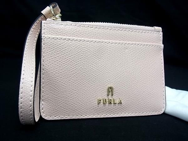 ■現行品■新品■未使用■ FURLA フルラ レザー ケース パース カードケース 小銭入れ パスケース ピンク系 FA7854