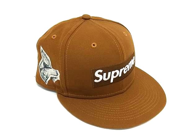 ■新品同様■ Supreme シュプリーム ポリエステル100％ ベースボールキャップ 帽子 メンズ レディース ブラウン系 FB7017