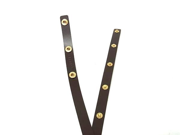 ■極美品■ LOUIS VUITTON ルイヴィトン フロランティーヌ用 レザー バッグ用 ショルダーストラップ サイズS ブラウン系 FC9960