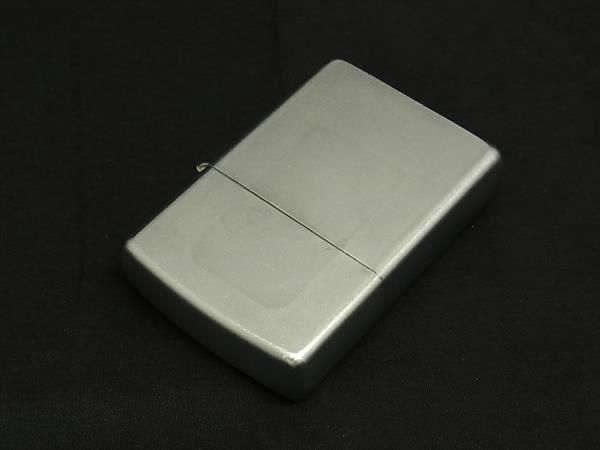 【4163】ZIPPO　ジッポ　シルバー　未使用品　箱付 中古時計付きzippoライター箱あり時計稼働 未使用品！Zippo