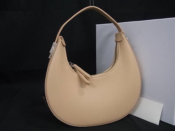 ■新品同様■ OSOI オソイ レザー ワンハンドル ハンドバッグ レディース ベージュ系 FD7459