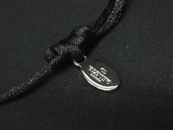 ■新品■未当てはめる■ VALENTINO GARAVANI ヴァレンティノ ガラヴァーニ 腕輪 付属品 しろがね色系×黒いこと系 FD8680