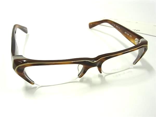 ■新品■未使用■ Ptolemy48 トレミーフォーティエイト PT-041 51□18-135 高野 利雄 謹製 メガネ 眼鏡 めがね ブラウン系 FD8728