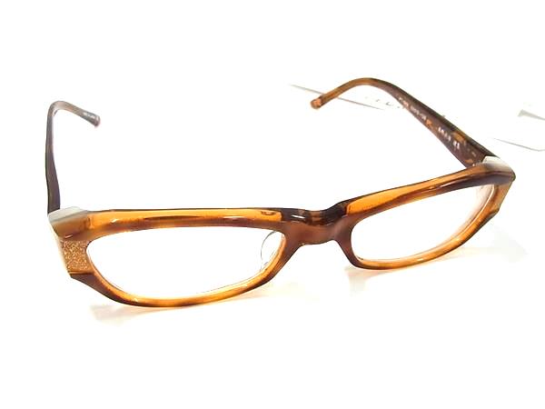 ■新品■未使用■ Ptolemy48 トレミーフォーティエイト PT-043 52□19-135 高野 利雄 謹製 メガネ 眼鏡 めがね ブラウン系 FD8730