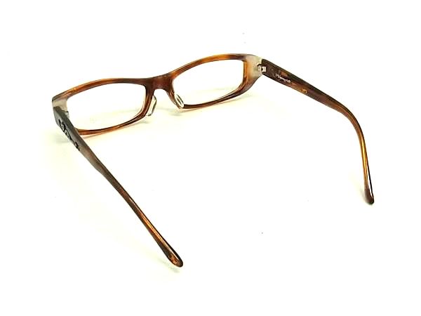 ■美品■ Ptolemy48 トレミーフォーティエイト PT-044 53□17 メガネ 眼鏡 レディース メンズ ブラウン系 FD8865