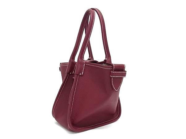 □極美品□ VASIC ヴァジック ポート ミニミニ レザー ハンドバッグ