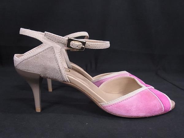 ■新品■未使用■ Roger Vivier ロジェヴィヴィエ スエード ヒール サンダル 靴 シューズ サイズ 35 1/2 (約22.5cm) ピンク系 FE5629