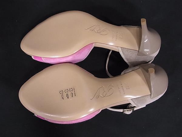 ■新品■未使用■ Roger Vivier ロジェヴィヴィエ スエード ヒール サンダル 靴 シューズ サイズ 35 1/2 (約22.5cm) ピンク系 FE5629