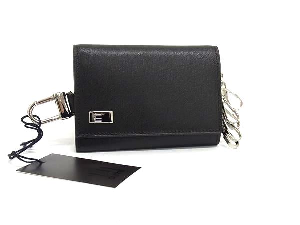 ■極美品■ dunhill ダンヒル サイドカー レザー ６連 キーケース 鍵入れ メンズ ダークブラウン系 FG3873