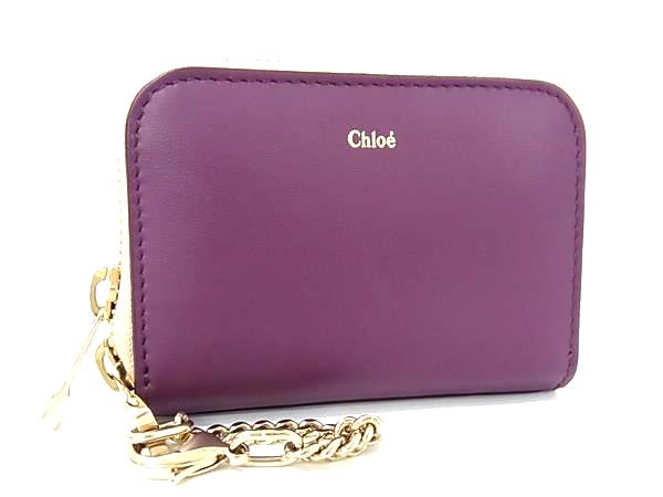 セリーヌ CELINE 二つ折り財布 ブラック×ブラウン レディース 中古