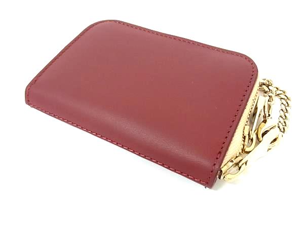 ■新品同様■ Chloe クロエ レザー コインケース コインパース カードケース 小銭入れ バイカラー パープル系×ボルドー系 FG5574_1