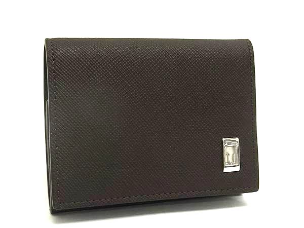 ■新品■未使用■ dunhill ダンヒル サイドカー レザー ケース パース 小銭入れ メンズ ブラウン系 FG5820