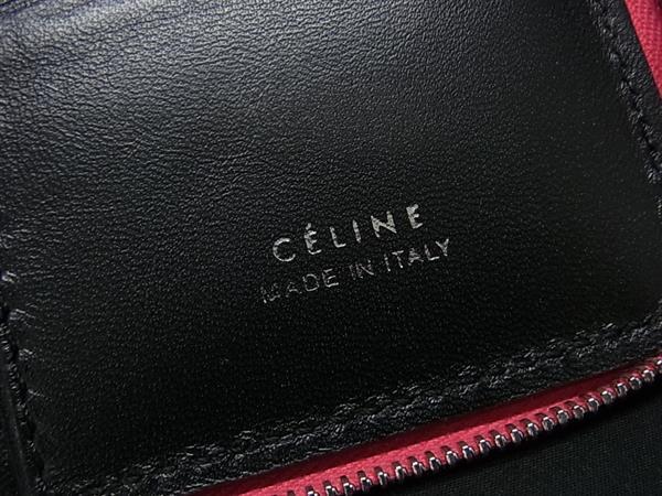 ■新品同様■ CELINE セリーヌ レザー ラウンドファスナー 長財布 ウォレット 札入れ 小銭入れ カード入れ ピンク系 FG7695_4