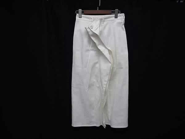 ■美品■ MM6 Maison Margiela メゾン マルジェラ コットン100％ スカート ボトムス 表記サイズ 36 洋服 アイボリー系 FG9081