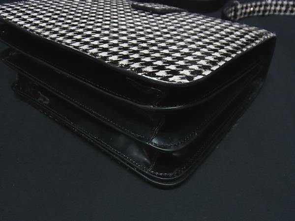 □新品同様□ Roger Vivier ロジェヴィヴィエ ハラコ 千鳥格子柄 ワン