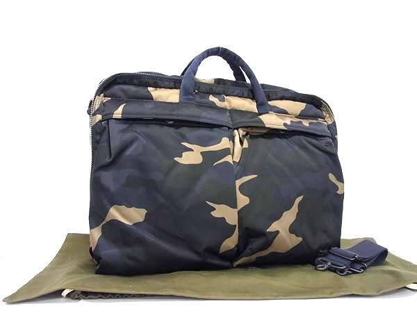 ■新品■未使用■ PORTER ポーター 吉田カバン ナイロン 2WAY ビジネスバッグ ハンドバッグ トート ショルダー カーキ系 FG9100